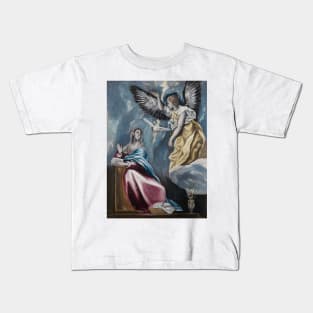 The Annunciation by El Greco Kids T-Shirt